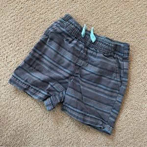 Grey w/Teal,Blue Stripe Shorts, Circo Boys size 2T, Gently Used